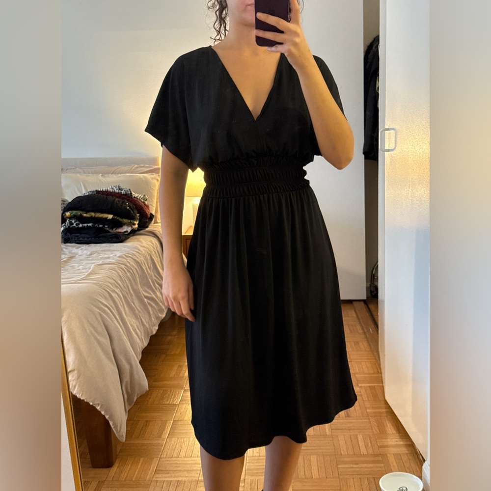 Zara Black Midi Dress